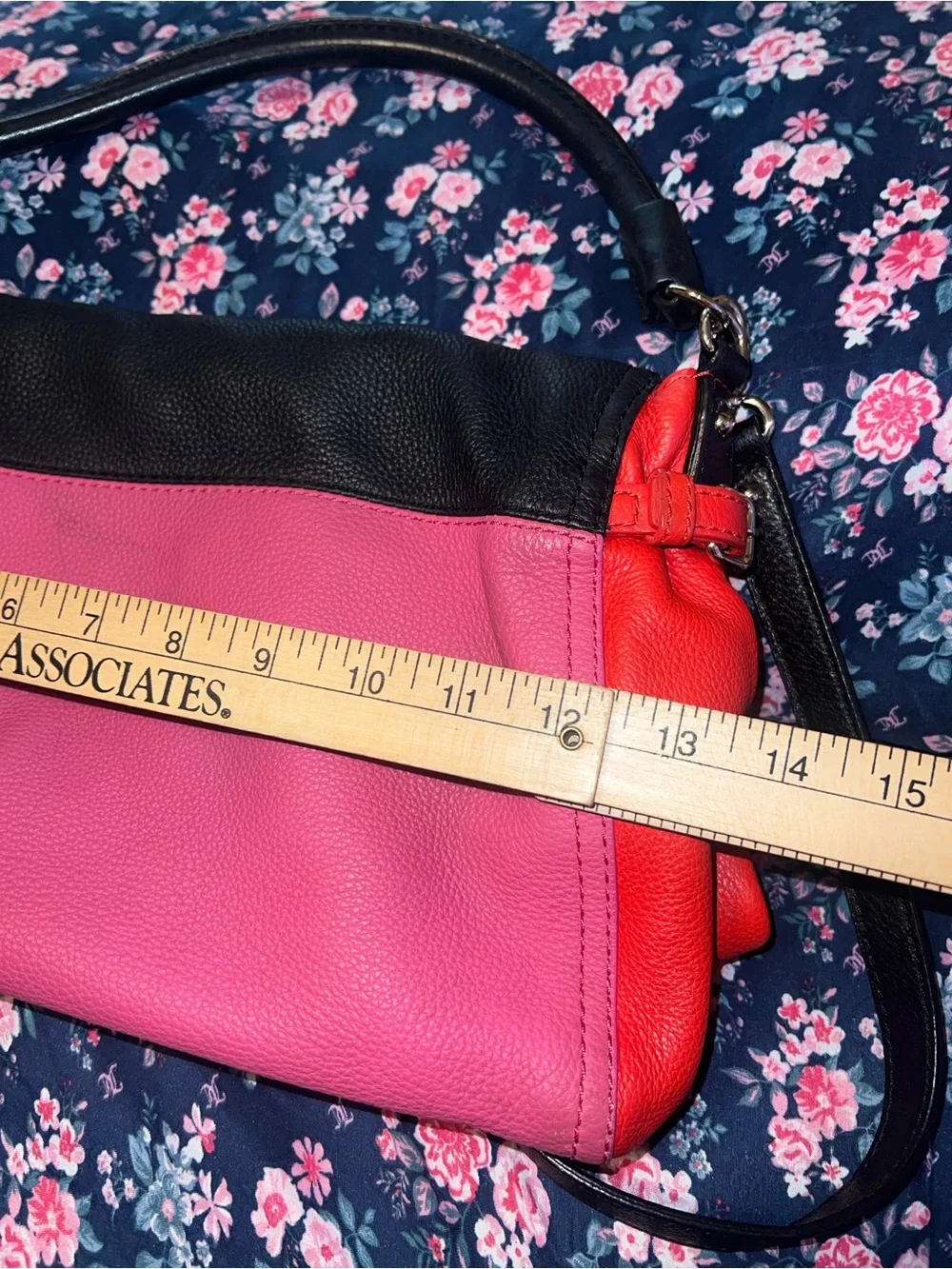 Kate spade New York color block fold over crossbody bag